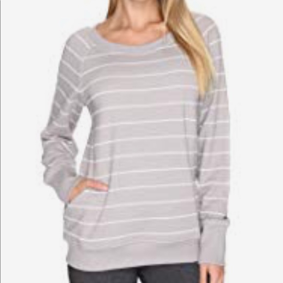Lole Tops - Nwot lole striped sweatshirt xl